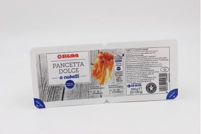 PANCETTA DOLCE CUBETTI SIGMA GR 100*2
