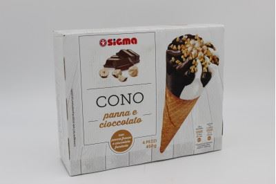 CONO PANNA CIOCCOLATO SIGMA X6 GR450