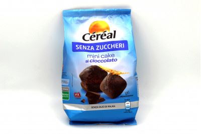 CEREAL MINI CAKE CIOCCOLATO SENZA ZUCCHERI GR.196