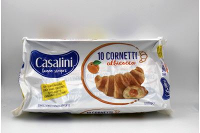CASALINI CROISSANT ALBICOCCA VASCH 10 PZ GR 500