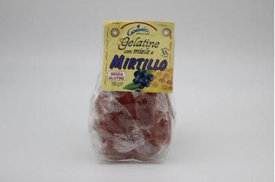 GELATINE MIELE E MIRTILLO GR 150