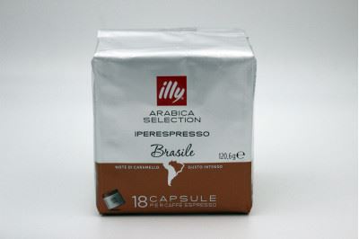 18 CAPSULE ILLY CAFFE BRASILE