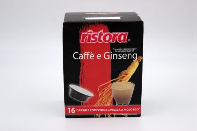 RISTORA CAFFE' &GINSENG 16 CAPSULE A MODO MIO 
