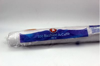 BICCHIERI CAFFE SIGMA 80CC 100PZ
